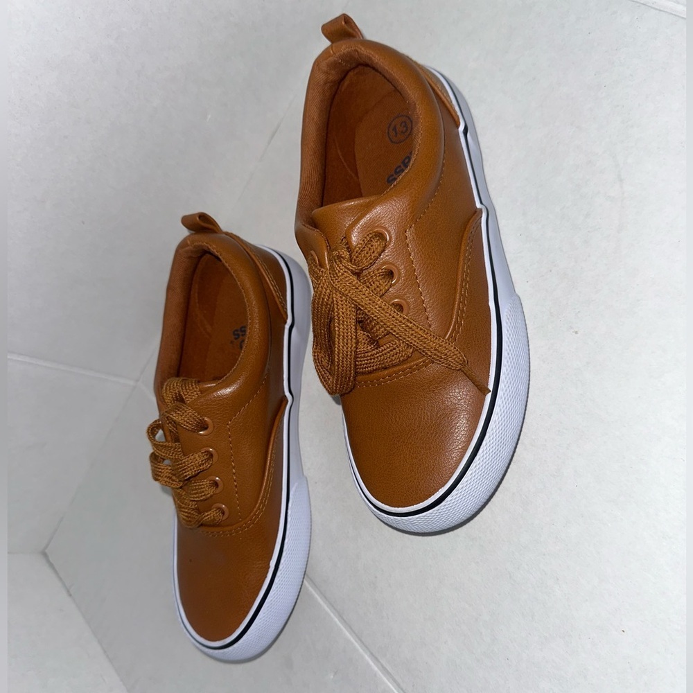 art Class Youth Boys Blake Slip-On Oxfords Shoes 8Cognac Brown 13
